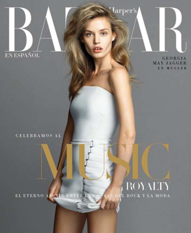 Georgia May Jagger - Harper’s Bazaar Mexico Cover (December 2014)