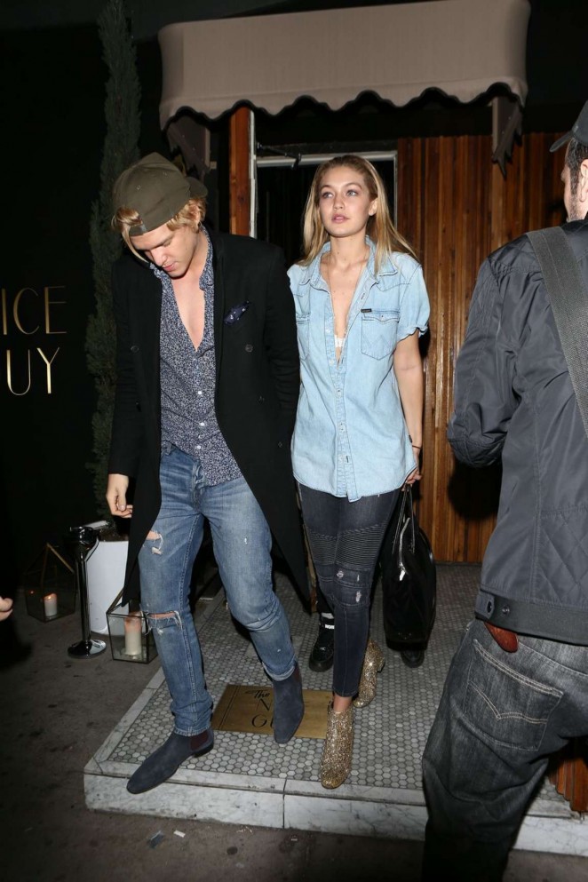 Gigi Hadid and Cody Simpson: Leaving Brittny Gastineau Party -09 | GotCeleb