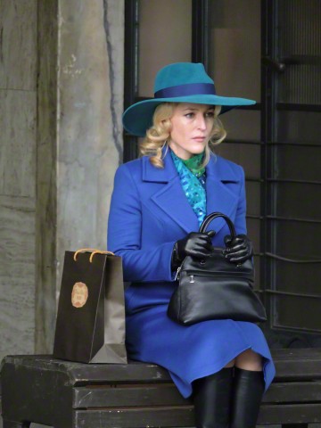 Gillian Anderson - Filming "Hannibal" Set in Florence
