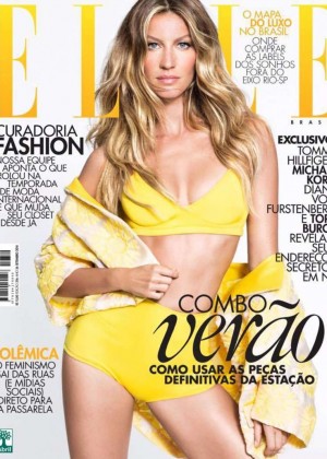 Gisele Bundchen - Elle Brazil Magazine Cover (November 2014)