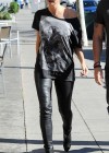 Heidi Klum in Leather Pants out in Brentwood - 01/20/13