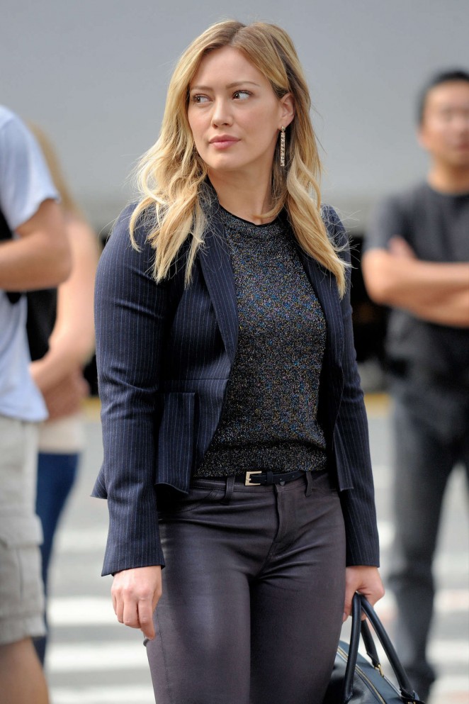 Hilary Duff in Leather Pants on Younger set -07 – GotCeleb