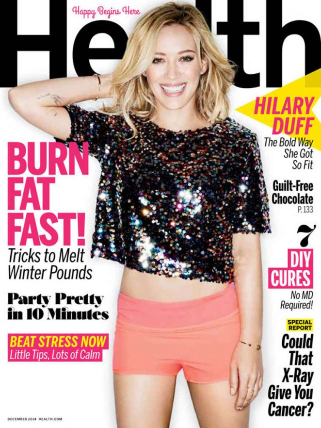 Hilary Duff - Health Magazine Cover (December 2014)