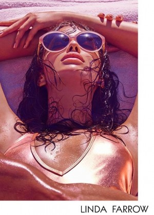 Irina Shayk - Linda Farrow Spring 2015 Sunglasses Campaign