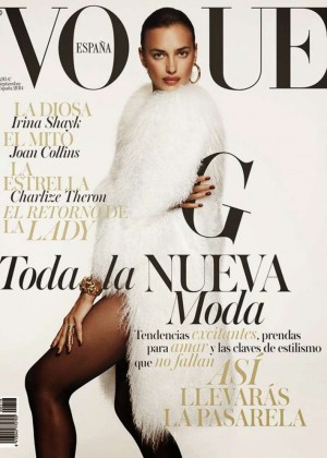 Irina Shayk - Vogue Spain Magazine Cover (September 2014)
