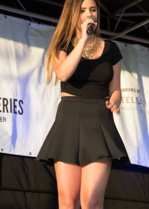 Jacquie Lee - Performing at Tysons Corner Plaza