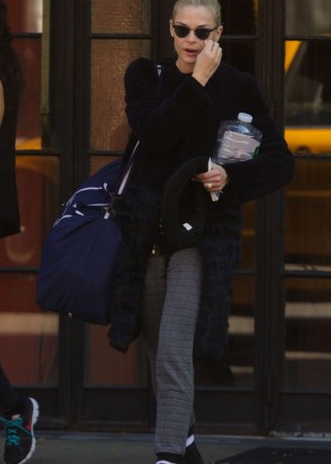 Jaime King Leaving Her Hotel out in NYC