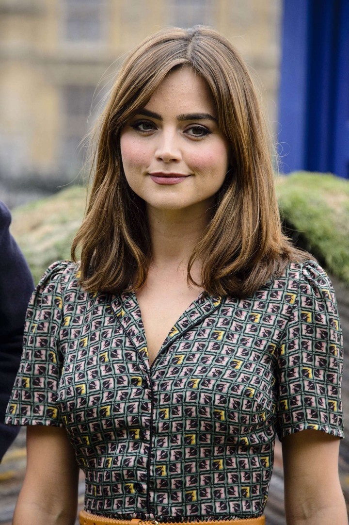 Jenna-Louise Coleman - Doctor Who "Deep Breath" Photocall