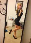 Jennette McCurdy - Leggy in Tight Black Dress