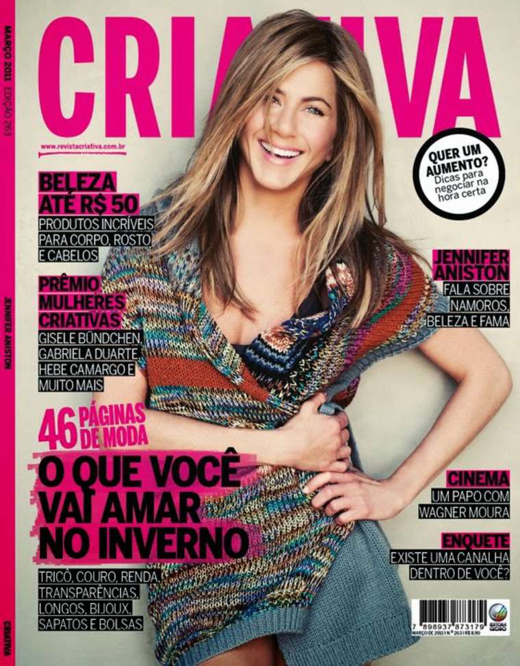 Jennifer Aniston – Glamour Hungary Magazine Cover (January 2015) | GotCeleb