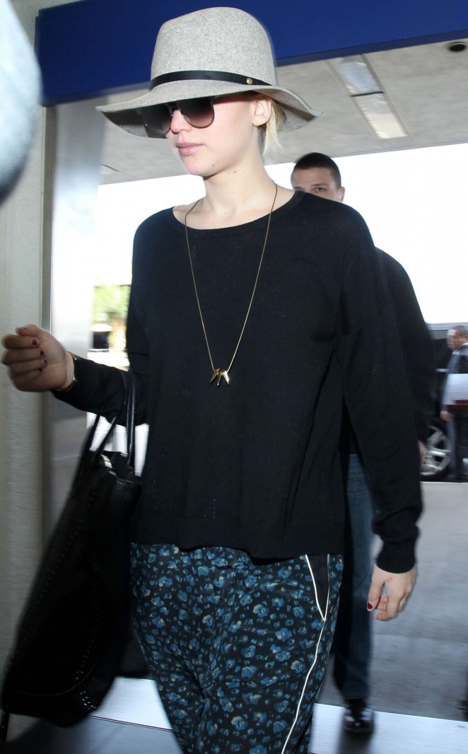 Jennifer Lawrence at LAX Airport in LA