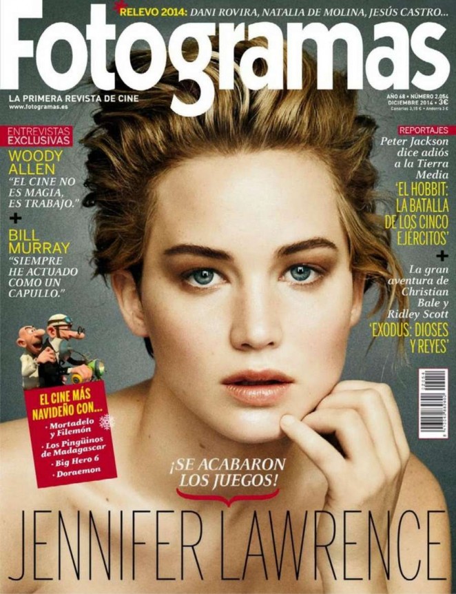 Jennifer Lawrence - Fotogramas Spain Magazine (December 2014)