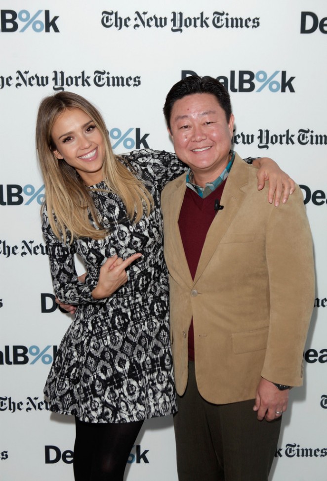 Jessica Alba - The New York Times DealBook Conference in NYC