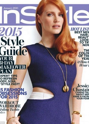 Jessica Chastain - InStyle USA Magazine Cover (January 2015)