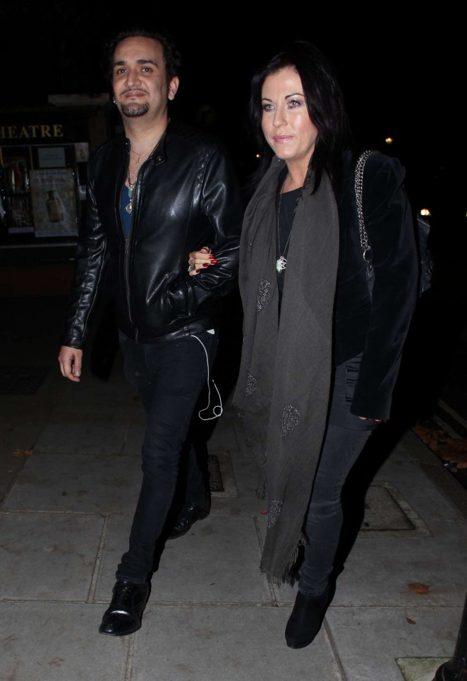 Jessie Wallace Night Out in London