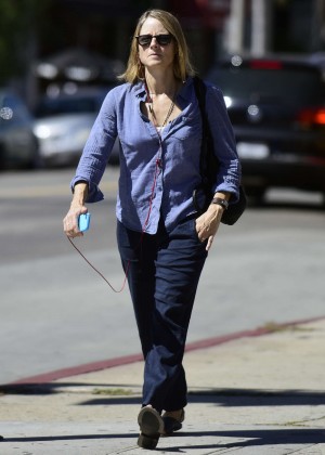 Jodie Foster - out and about in West Hollywood