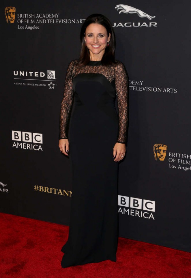 Julia Louis Dreyfus: 2014 BAFTA Los Angeles Jaguar Britannia Awards in Beverly Hills