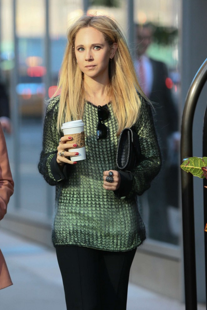 Juno Temple - Leaves her hotel in New York