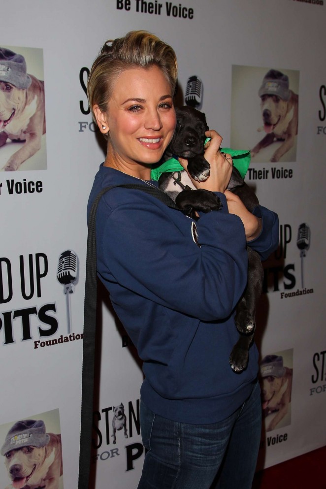 Kaley Cuoco - 4th annual 'Stand Up For The Pits' Event in West Hollywood