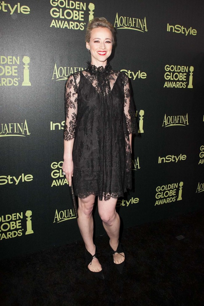Karine Vanasse - HFPA & InStyle Celebrate 2015 Golden Globe Award Season in West Hollywood