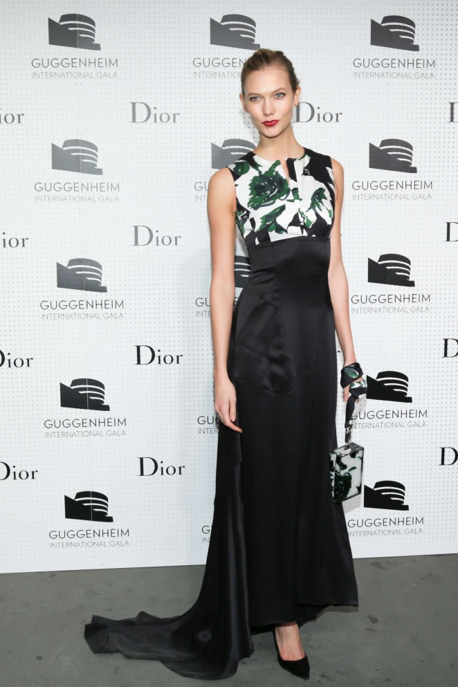 Karlie Kloss - Guggenheim International Gala Dinner made possible by Dior in NYC