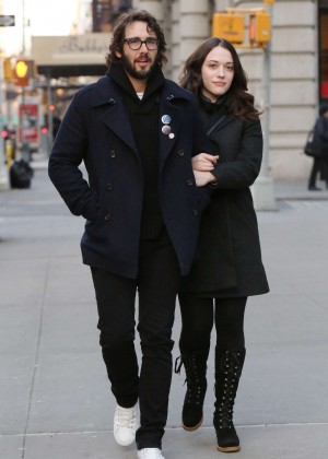 Kat Dennings out in New York City