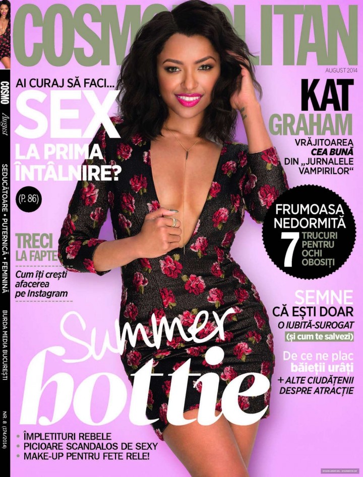 Kat Graham - Cosmopolitan Romania Magazine (August 2014)
