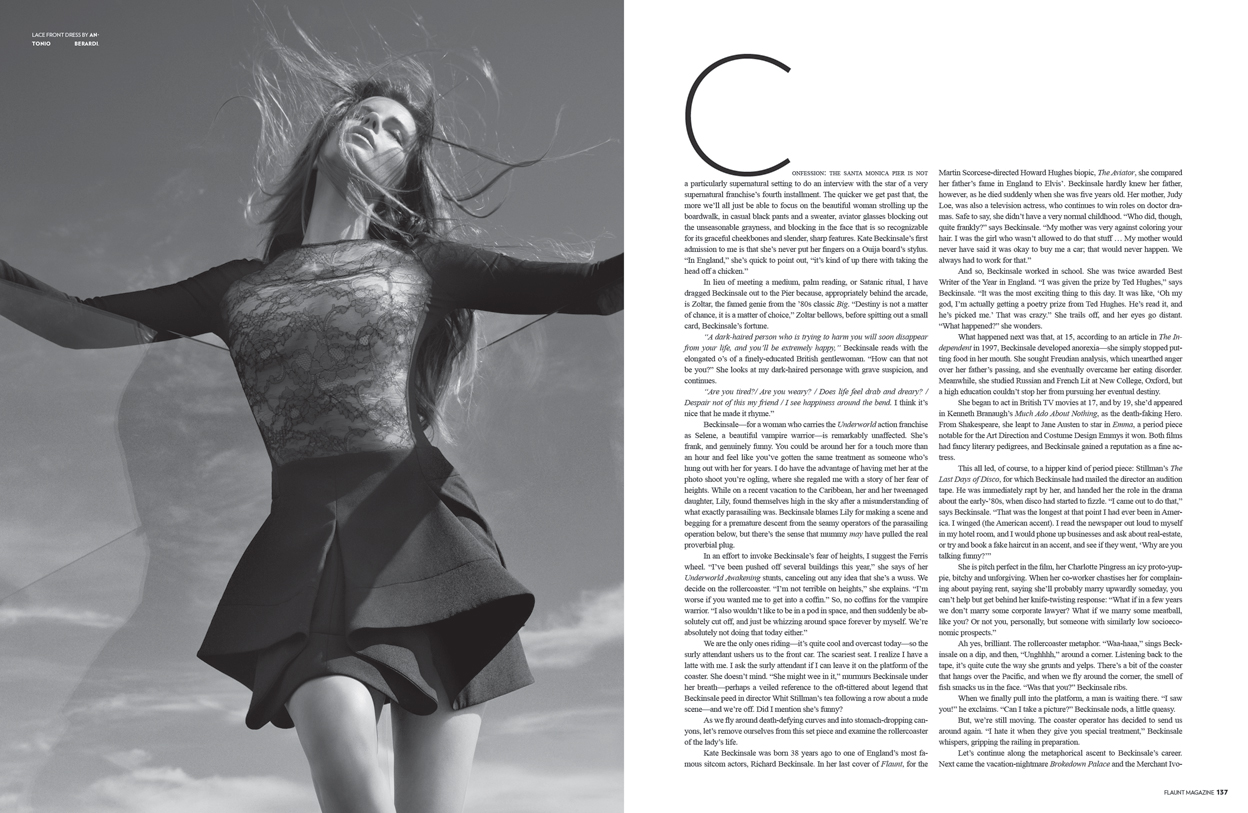 Kate Beckinsale 2011 : Kate Beckinsale - Hot for Flaunt Magazine Issue 118-...