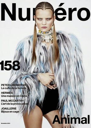 Kate Grigorieva - Numero #158 Magazine Cover (November 2014)