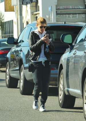 Kate Mara in Sweats Out in West Hollywood