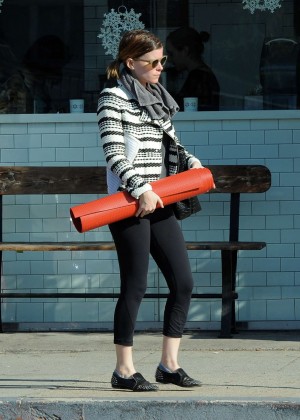 Kate Mara in Tight Leggings Out in LA