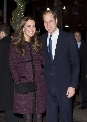 Kate Middleton and Prince William arrive at The Carlyle Hotel in New York