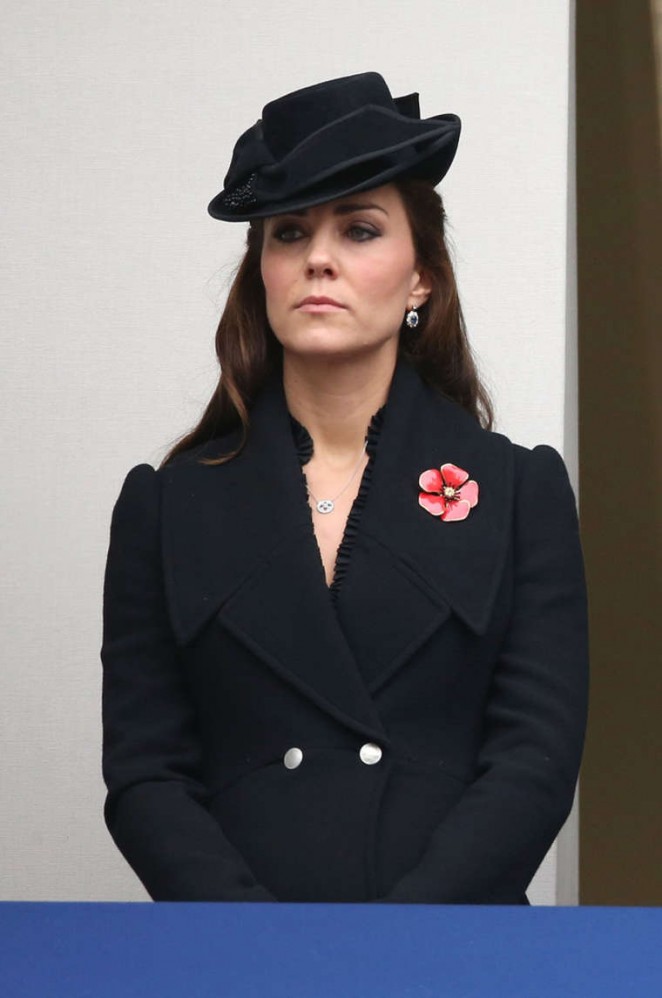 Kate Middleton - The UK Observes Remembrance Sunday in London