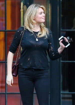 Kate Upton in Tight Pants out in NYC