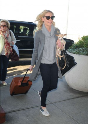 Katherine Heigl in Jeans on Airport in New York