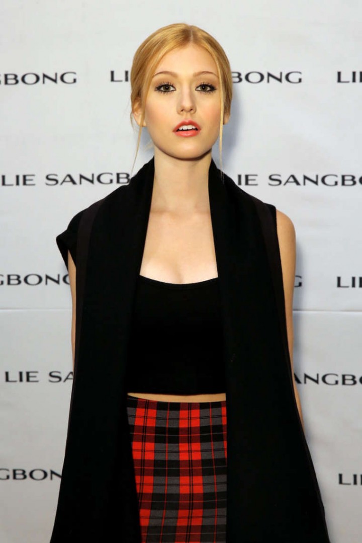 Katherine McNamara - LIE SANGBONG SS15 Collection Show in NYC