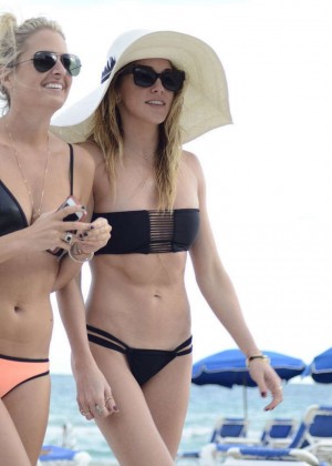 Katie Cassidy in Bikini on the Beach in Miami