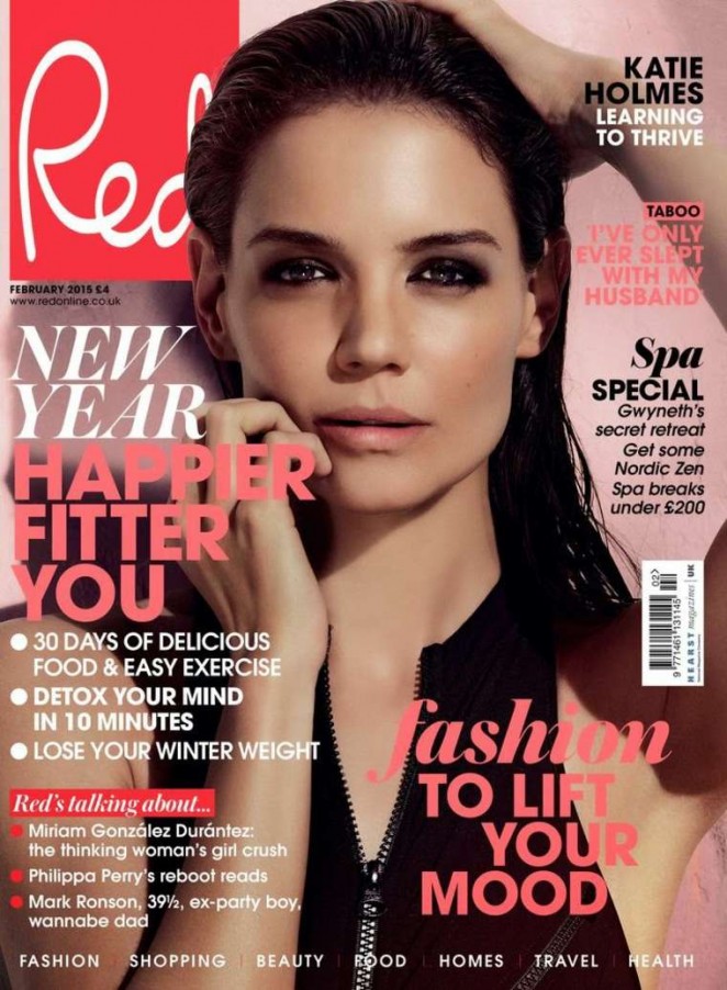 Katie Holmes - Red Magazine Cover (February 2015)