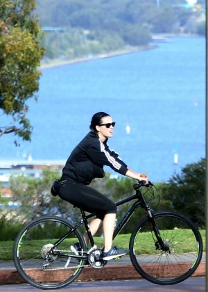 Katy Perry - Bike Riding in Leggings in Perth