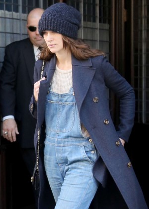 Keira Knightley in jeans out in New York