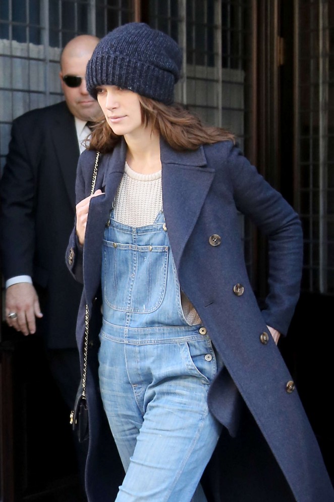 Keira Knightley in jeans out in New York