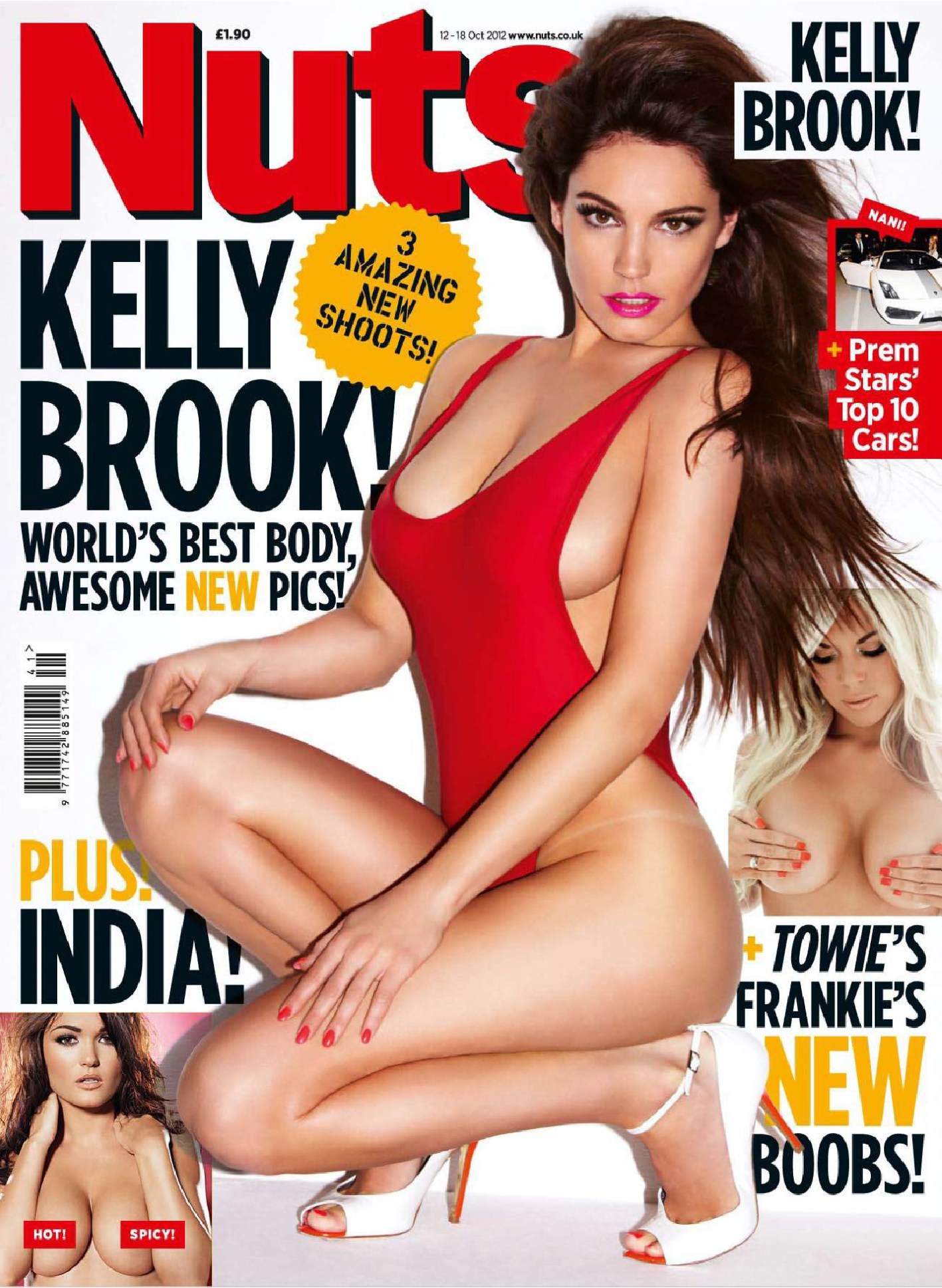 Kelly Brook in Nuts Magazine (October 2012). 