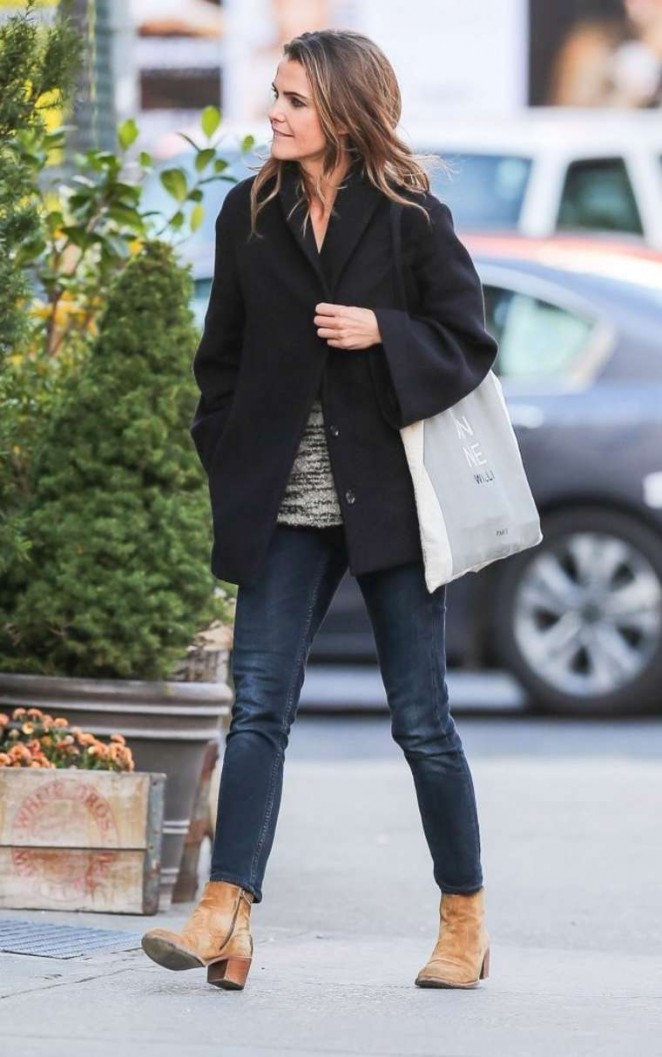 Keri Russell in Tight Jeans out in NYC