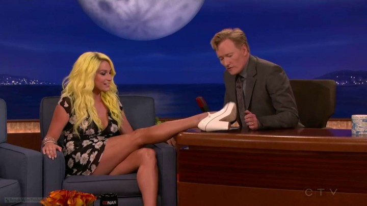 Kesha - "Tonight Show with Conan O'Brian" in Los Angeles