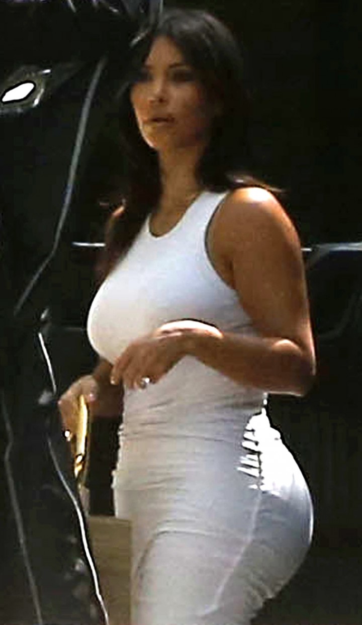 Kim Kardashian leaving a birthday party in Beverly Hills