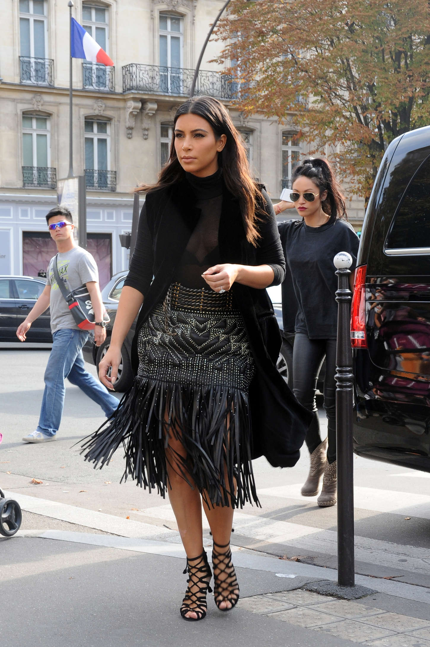 Kim Kardashian out in Paris -06 | GotCeleb