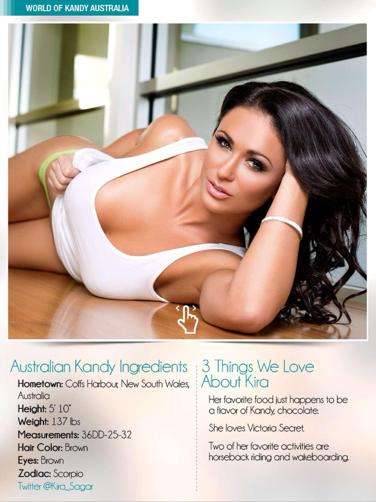 Kira Sagar - Kandy Magazine (March 2014). 