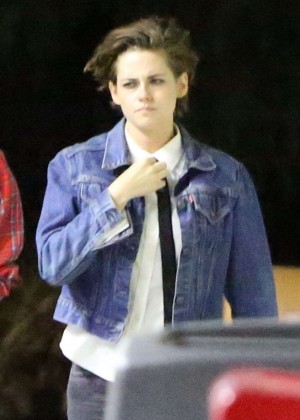 Kristen Stewart in Tight Jeans Out in LA