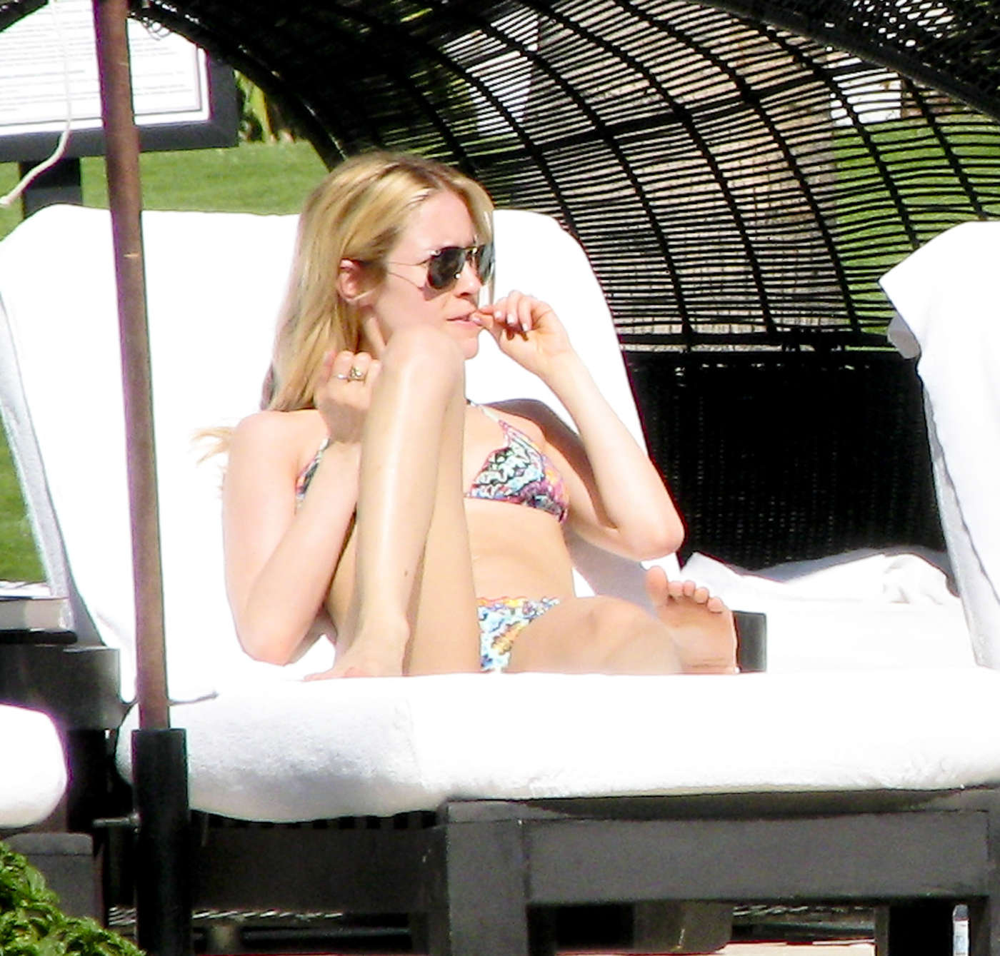 Kristin Cavallari Bikini Candids at a pool in Mexico. 