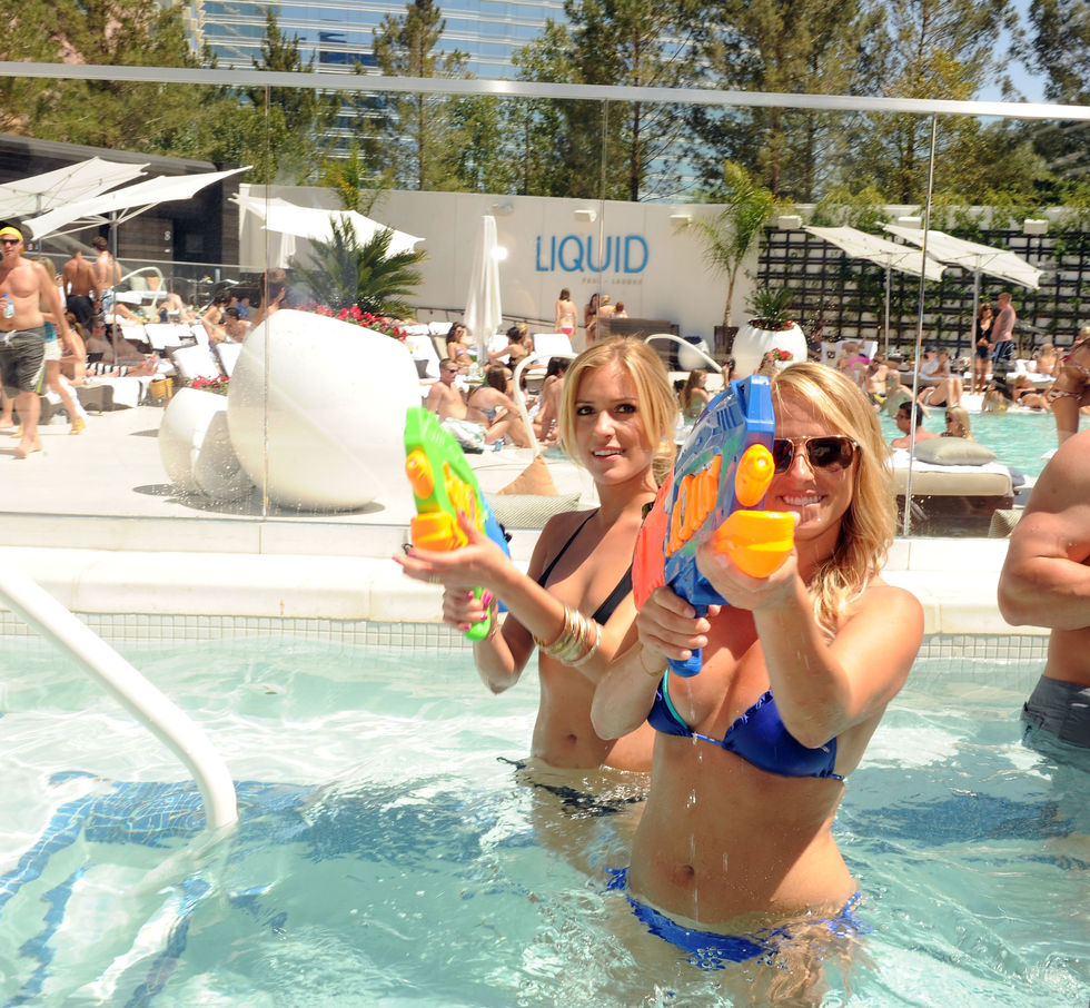 Kristin Cavallari in Bikini at Liquid Pool Lounge in Las Vegas. 